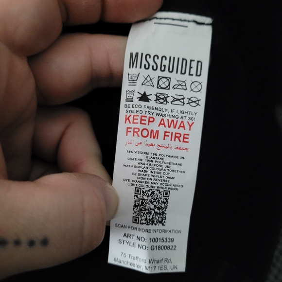 MISSGUIDED | Vice high waisted coated skinny jeans - Picture 6 of 8